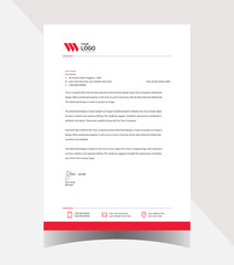 Modern company letterhead
