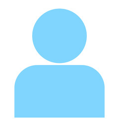 light blue silhouette person icon