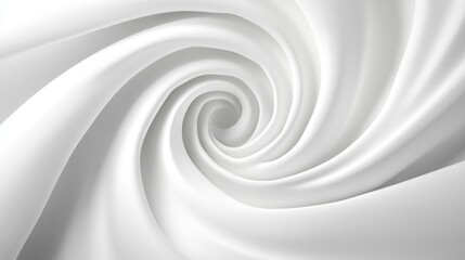 Obraz premium white polished swirl, grainy grainy texture, monochrome design, Generative AI