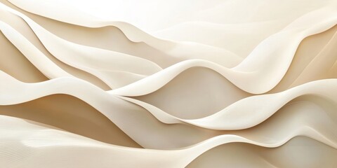 Obraz premium Gray beige gradient, smooth grainy texture, abstract design, copy space banner header, Generative AI