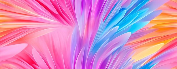 Obraz premium Vibrant Rainbow Gradient with Colorful Streaks