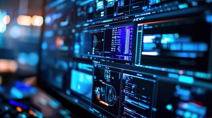 Obraz premium A computer screen displaying multiple video editing software applications