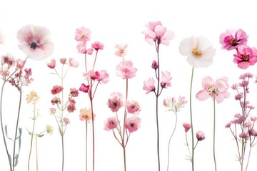 Naklejka premium Stunning Collection of Soft Pink Floral Arrangement