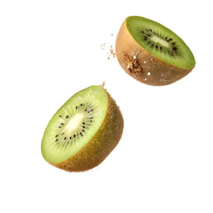 kiwi on a white background isolated