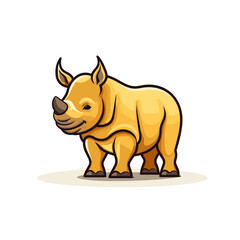 Rhinoceros vector illustration