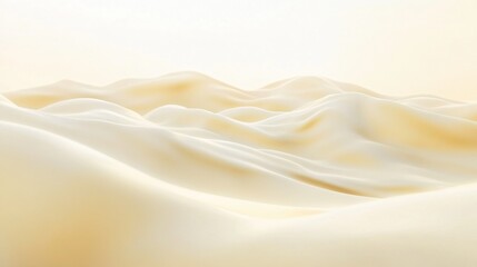 Serene Beige Landscape with Gentle Shadows and Light