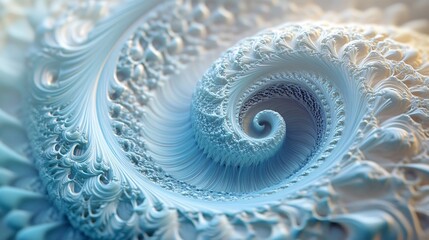 Serene Turquoise Swirl Background for Tranquil Designs