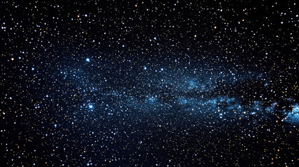 Obraz premium Starry Night Sky with Glimmering Stars Against a Black Background