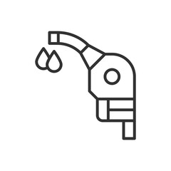 Petrol Pump Icon - Fuel Nozzle Icon