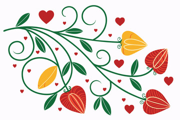 Create stunning designs with this elegant vector line art featuring Valentine-themed winterberry bows on a white background. Perfect for digital art, crafts, and romantic projects. Discover the beauty
