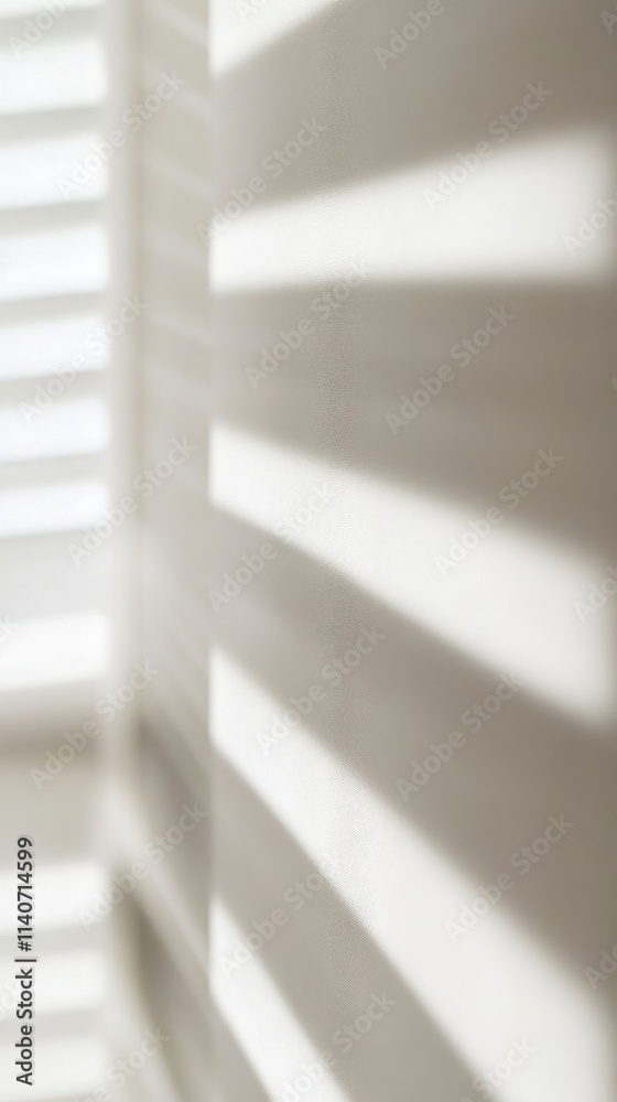 Poster Exploration of light and shadow patterns in a minimalist setting during the daytime