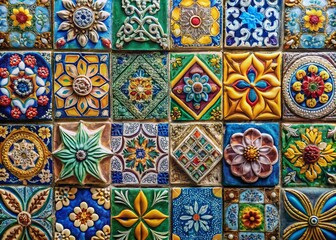 Stunning Tile Texture Portrait Photography: High-Resolution Images of Ceramic, Mosaic & Stone Tile Surfaces