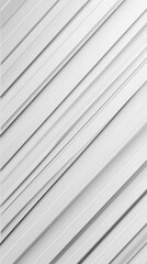 Obraz premium Minimalist design showcasing diagonal lines in a clean white aesthetic