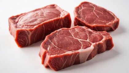 Obraz premium 3d printed meat, Food innovation technology concept