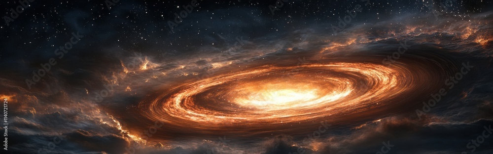 Poster supernova explosion lights up the cosmos with brilliant colors and dynamic energy in deep space
