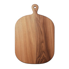A beautifully crafted wooden cutting board designed for culinary use.