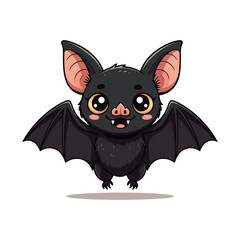 Cute bat Cartoon Vector Icon Illustration Animal Nature Icon Concept Isolated Premium Vector Cartoon