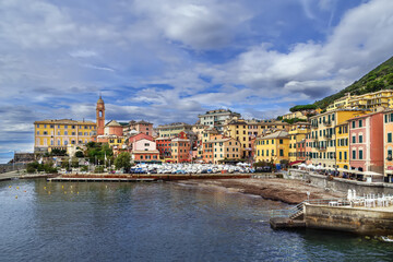 View of Nervi near Genoa, Italy