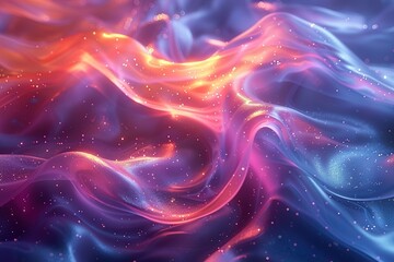 Fototapeta premium A colorful, swirling pattern of pink, blue, and orange