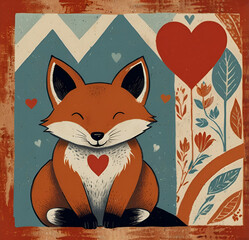 Naklejka premium halloween seamless background AI generative