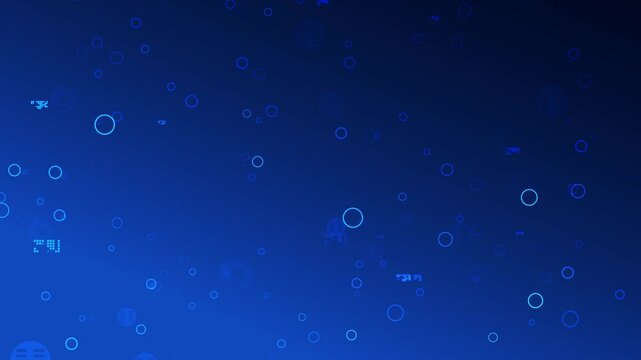 Cyberspace, Network, and internet connection, Digital matrix lines and particles Artificial Intelligence. 3D 4K Blockchain, Big Data, Network Security, Digital Futuristic background finance blockchain