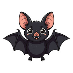 Cute bat Cartoon Vector Icon Illustration Animal Nature Icon Concept Isolated Premium Vector Cartoon