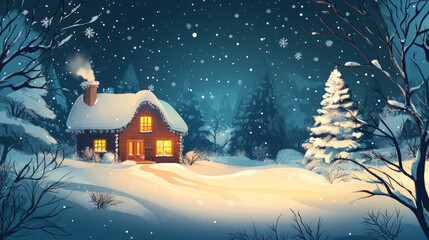 Fototapeta premium Celebrate Christmas festival decoration in december. Christmas celebration atmosphere. x mas backgroud with copyspace for text