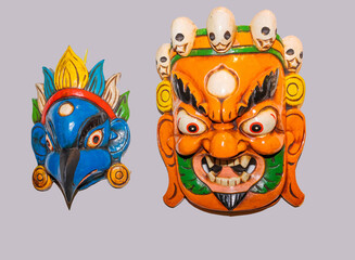 Traditional Hindu Masks Swayambunath