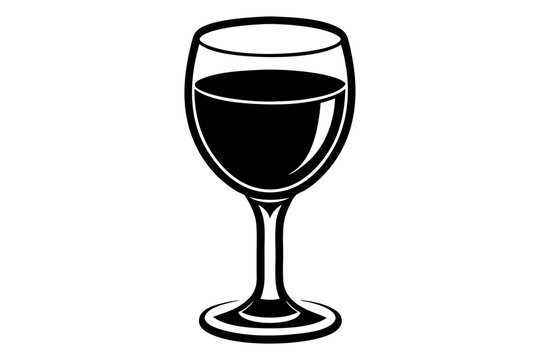 recommend clip art: Wine glass silhouette