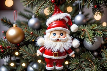 Obraz premium christmas tree and decorations