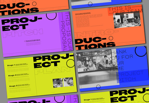 Multicolored Pitch Presentation
