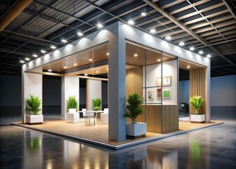 Trade Show Booth Design Template: Professional Exhibit Setup & Layout Ideas