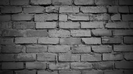 Obraz premium Detailed Gray Brick Wall Texture - A Timeless Architectural Design