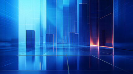 Futuristic financial abstract background 