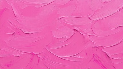 Fototapeta premium Stunning Pink Abstract Painting with Impasto Techniques