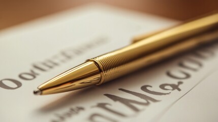 pen with document photo illustration generated by ai