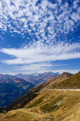 Naklejka premium Typical landscape near San Martin de Tor, Dolomiti, South Tyrol, Italy