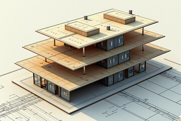 Blueprint of Building