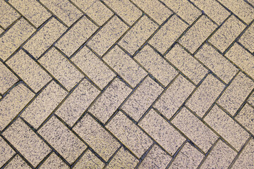 Block paving pattern closeup background