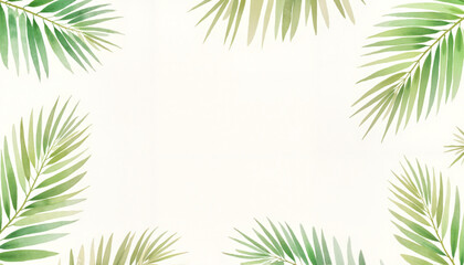 Pastel monstera leaves seamless pattern on white background