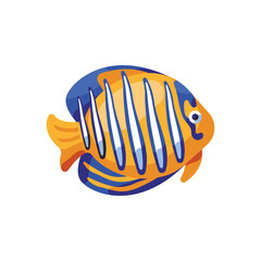 tropical fish vector illustration