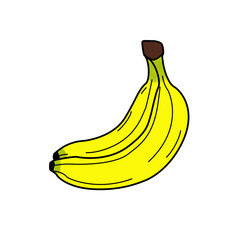 Banana Illustration vektor line art