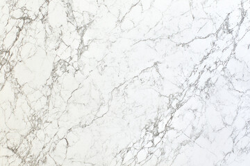 Fototapeta premium White marble surface with gray veins