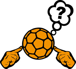 Fototapeta premium handball main doigt pointer reflection bulle