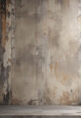 Textured, grunge-inspired background with a mix of gray and beige, beige, muted