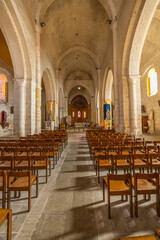 Fototapeta premium Cloitre de Cadouin (Abbaye de Cadouin), UNESCO World Heritage Site, Le Buisson-de-Cadouin, Dordogne department, New Aquitaine, France