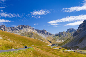 Landscape near Col de la Pare and Col des Rochillesr, Hautes-Alpes, France