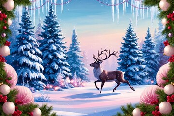 Naklejka premium Christmas Background, Xmas Background, Christmas Wallpaper, Christmas Design