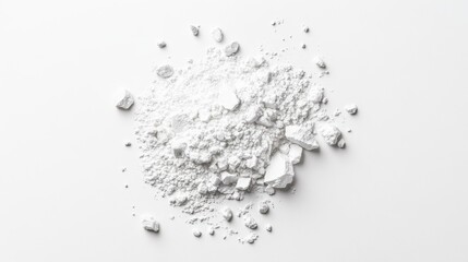 Obraz premium Calcium carbide on a white background