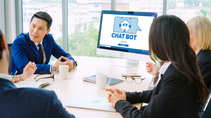Chatbot software application for modish online business that automatically reply to customer questions
